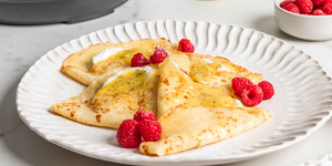 Clătite cu lămâie și mac