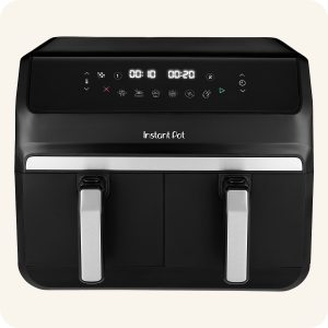 Airfryer Dual, friteuză dublă cu aer cald, 8L, 8 funcții Instant Pot