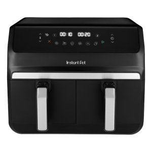 Airfryer Dual, friteuză dublă cu aer cald, 8L, 8 funcții Instant Pot