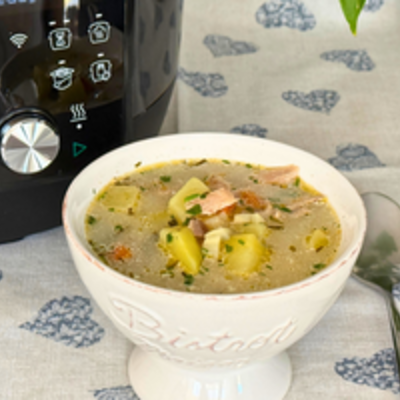Ciorbă de legume cu smântână și tarhon
