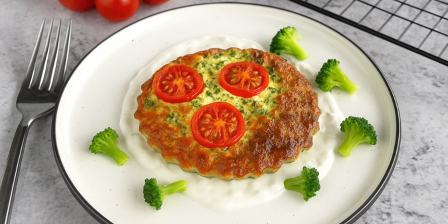 Omletă cu broccoli