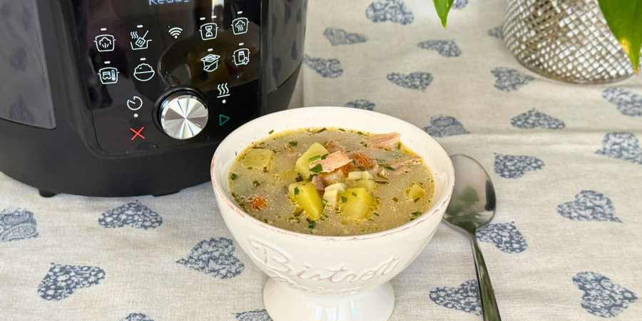 Ciorbă de legume cu smântână și tarhon